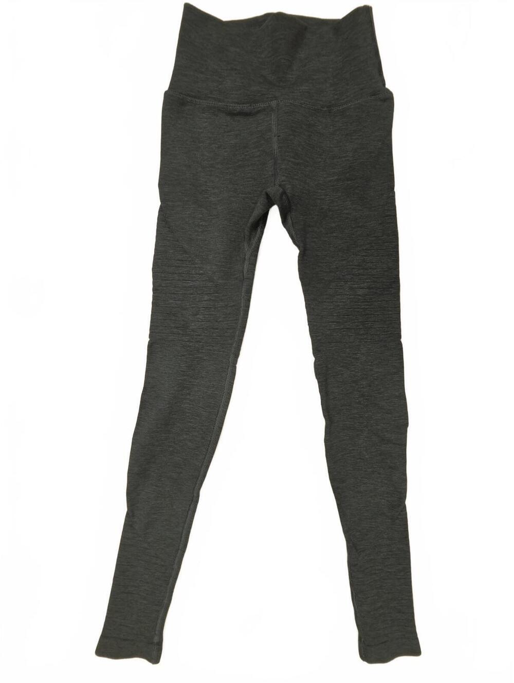 Alphalete Seamless High Waist Leggings Charcoal Heather Gray Womens Size XS